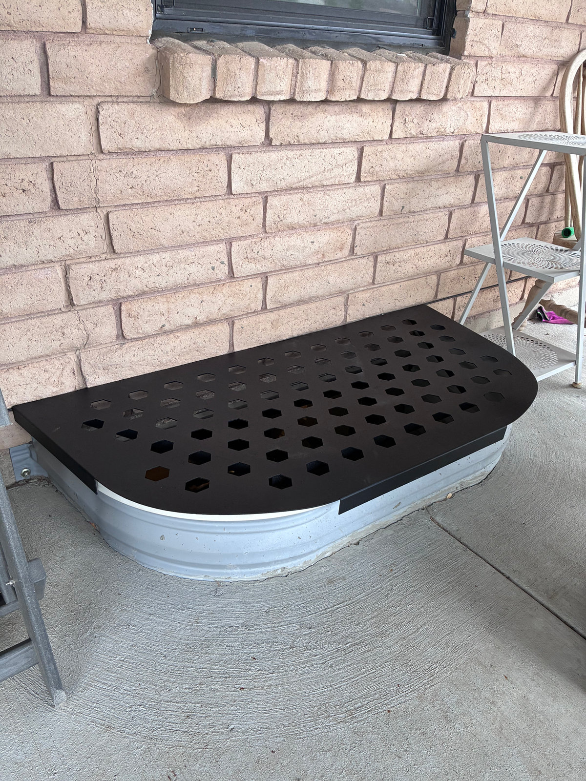 Custom window well cover